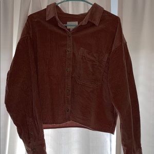 American Eagle Corduroy Button-Down Jacket/Shirt